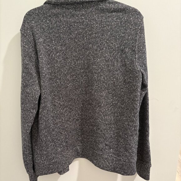 Men's Small Black and Silver Old Navy Cardigan - Picture 3 of 3